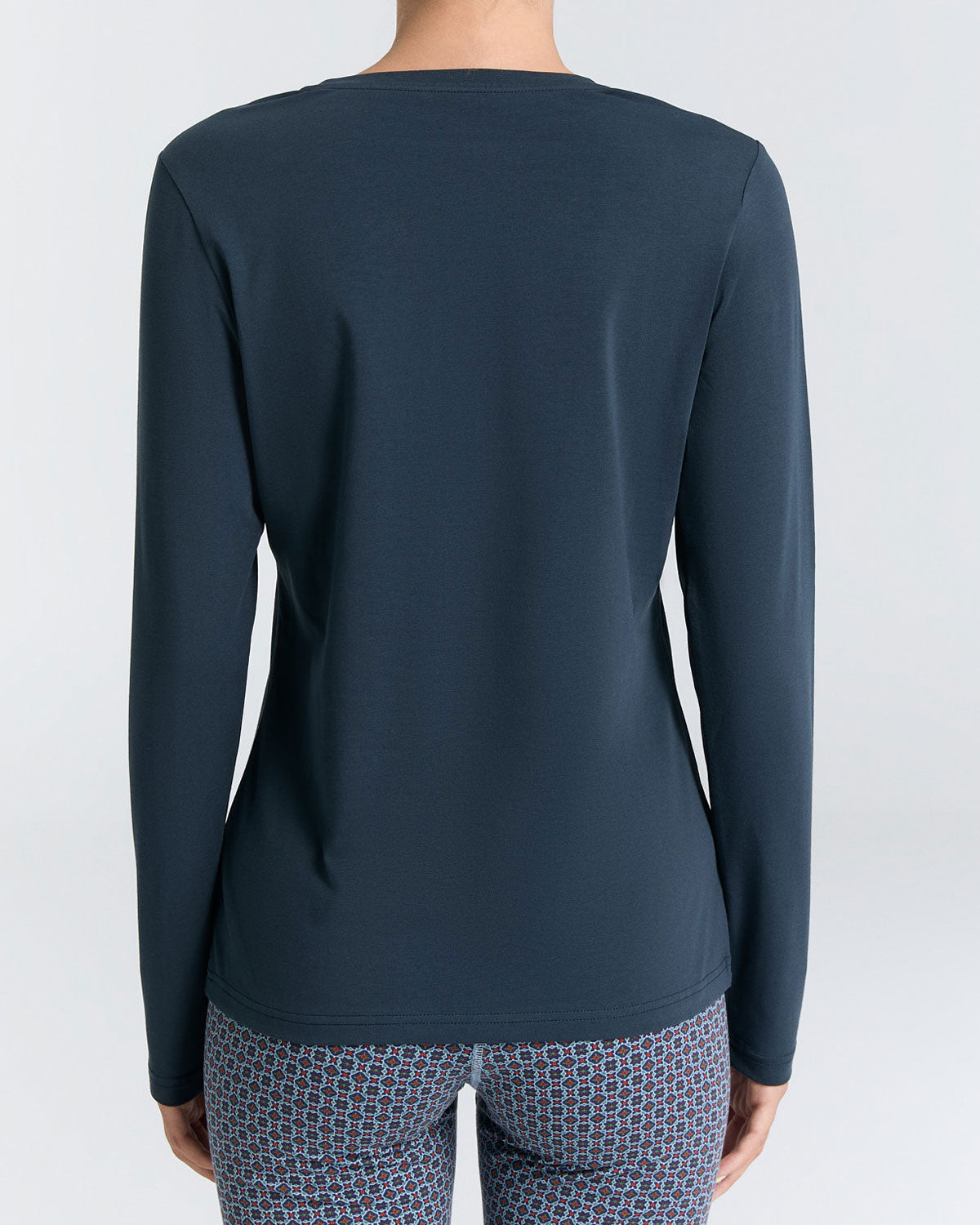 Leela Cotton Damen V-Neck Shirt Bio Baumwolle Elasthan