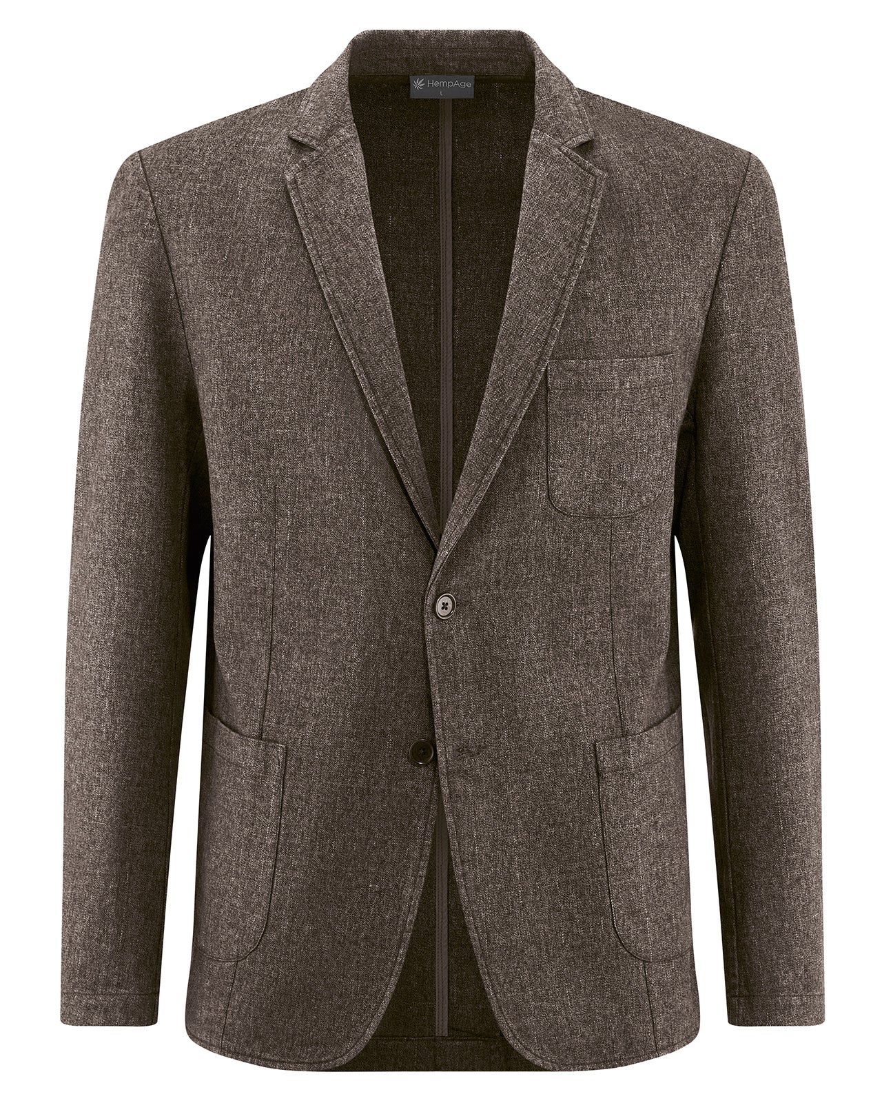 Hempage Herren Twill Blazer Jakko Hanf Bio Baumwolle