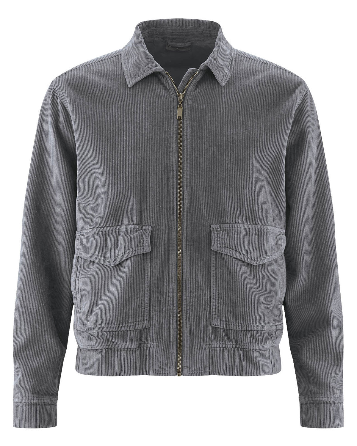 Hempage Herren Cord Jacke gefüttert Hanf Bio Baumwolle
