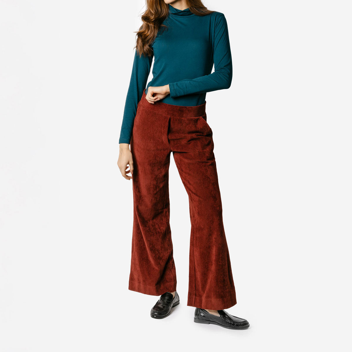 Living Crafts Damen Cord Hose Bio Baumwolle