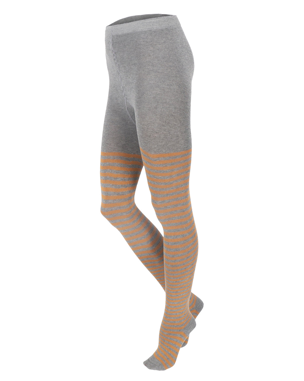 Damen Strumpfhose Ringel Bio Baumwolle Elasthan