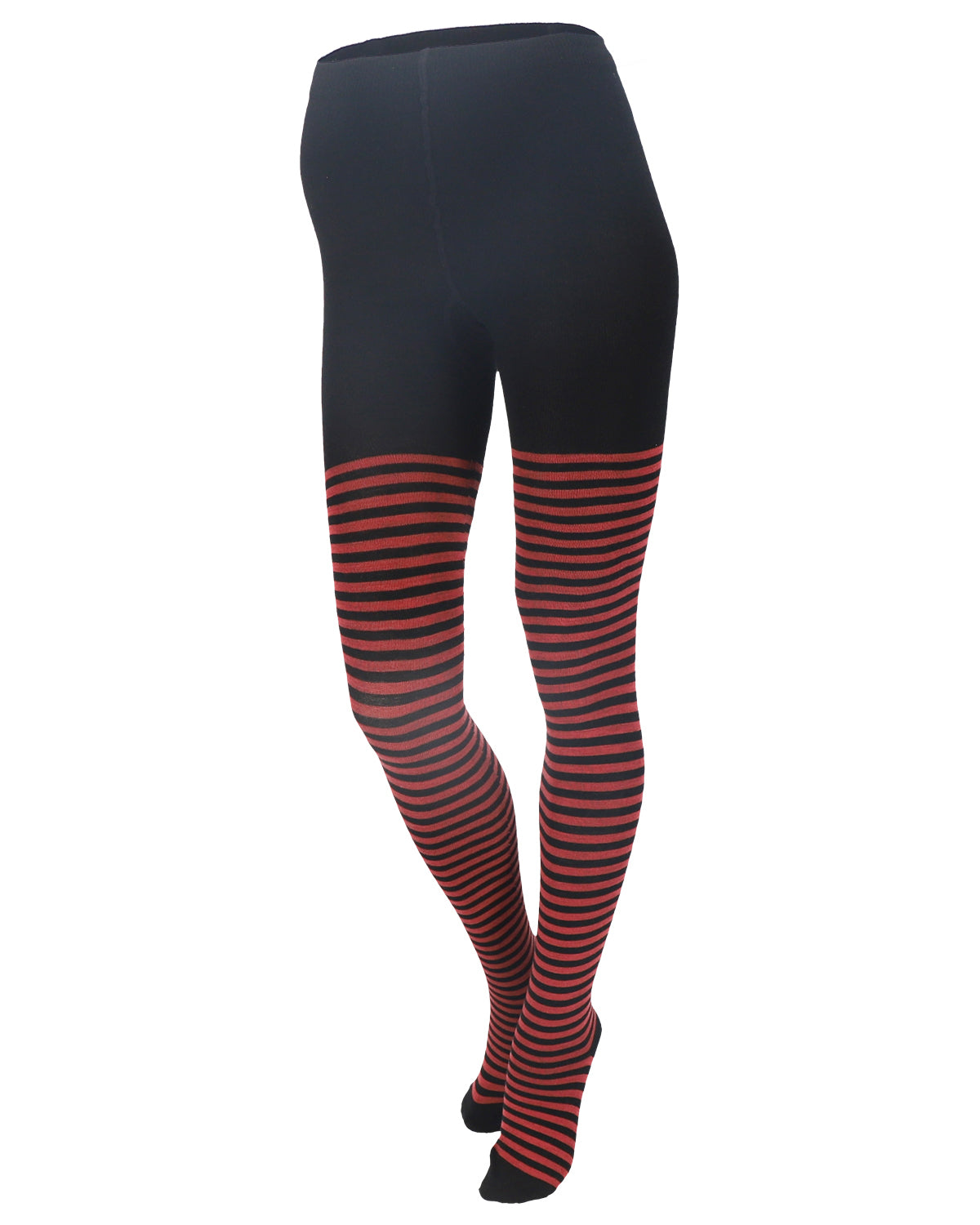 Damen Strumpfhose Ringel kbT Wolle Bio Baumwolle Elasthan
