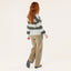 Living Crafts Damen Cord Hose Bio Baumwolle Elasthan