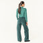 Living Crafts Damen Cord Hose Bio Baumwolle Elasthan
