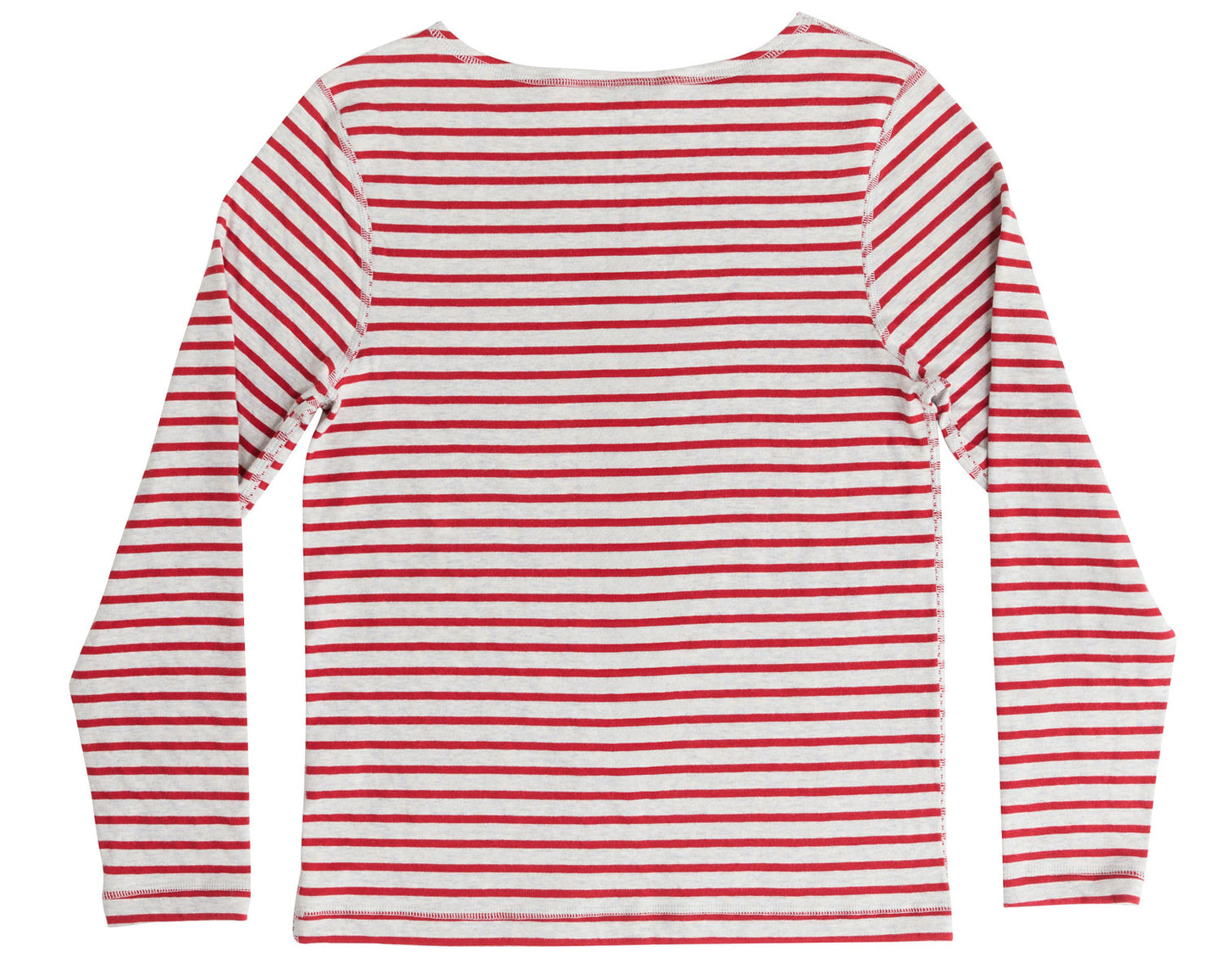 Damen Wende Shirt Langarm U-Boot Auschnitt Bio Baumwolle