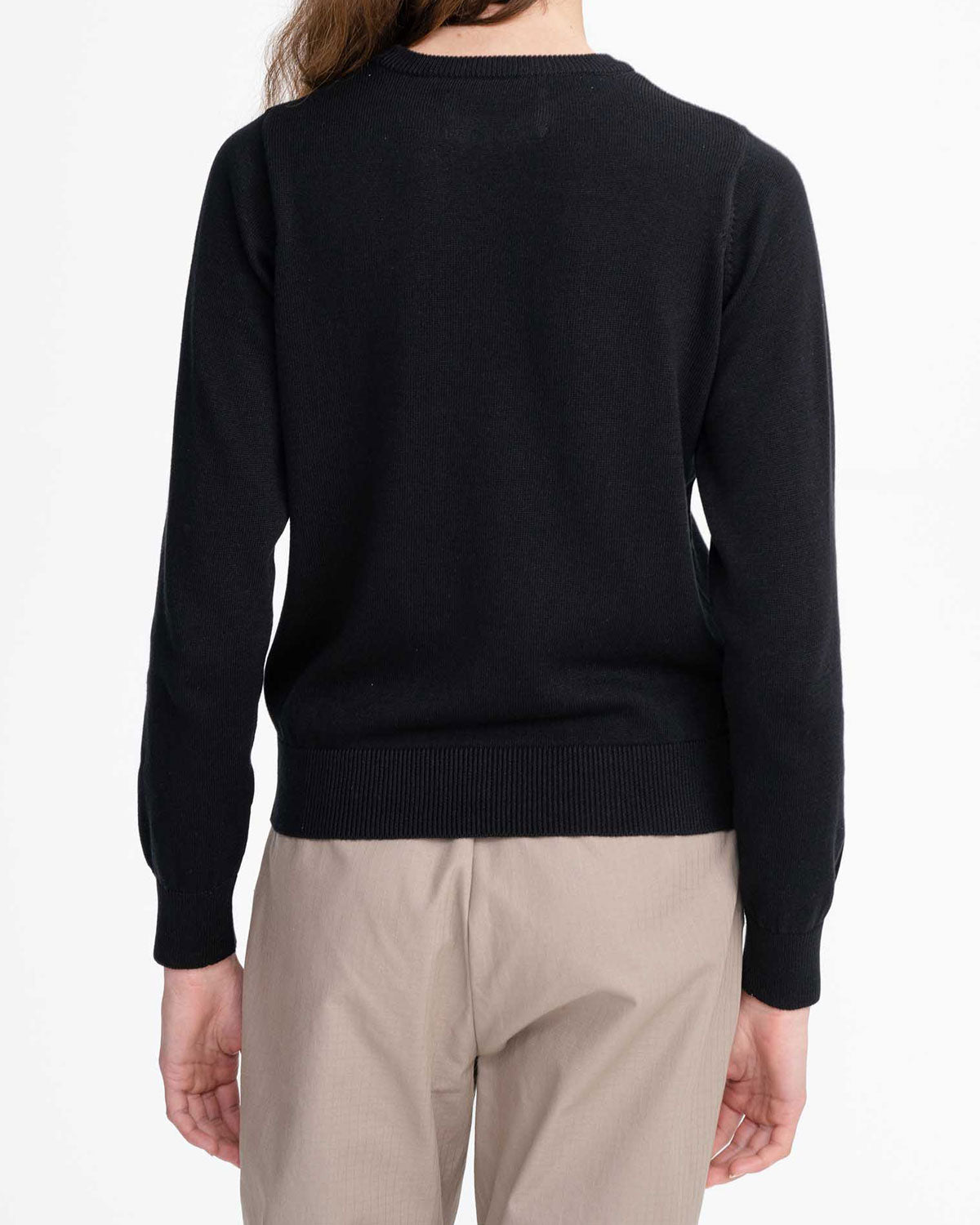 Mela Damen Leichter Feinstrick Pullover Bio Baumwolle