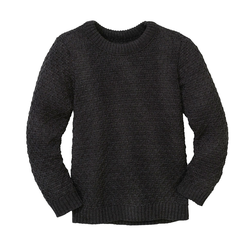 Disana Kinder Aran Pullover kbT-Merinowolle