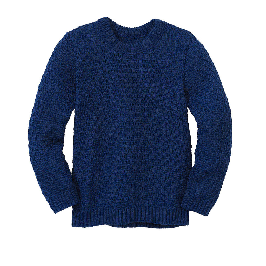 Disana Kinder Aran Pullover kbT-Merinowolle