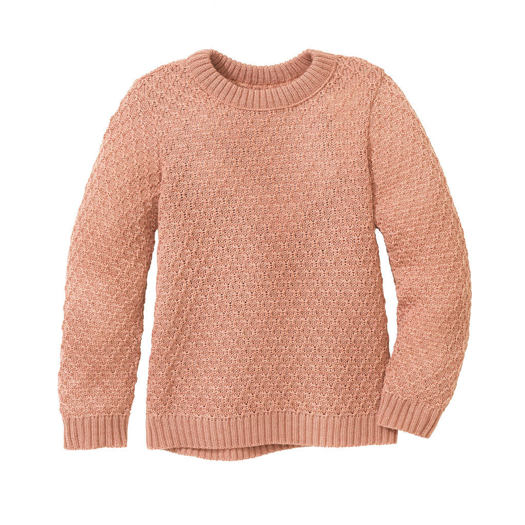 Disana Kinder Aran Pullover kbT-Merinowolle