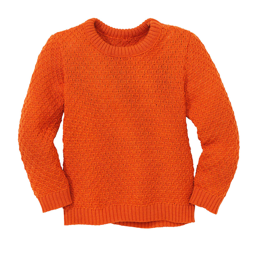 Disana Kinder Aran Pullover kbT-Merinowolle