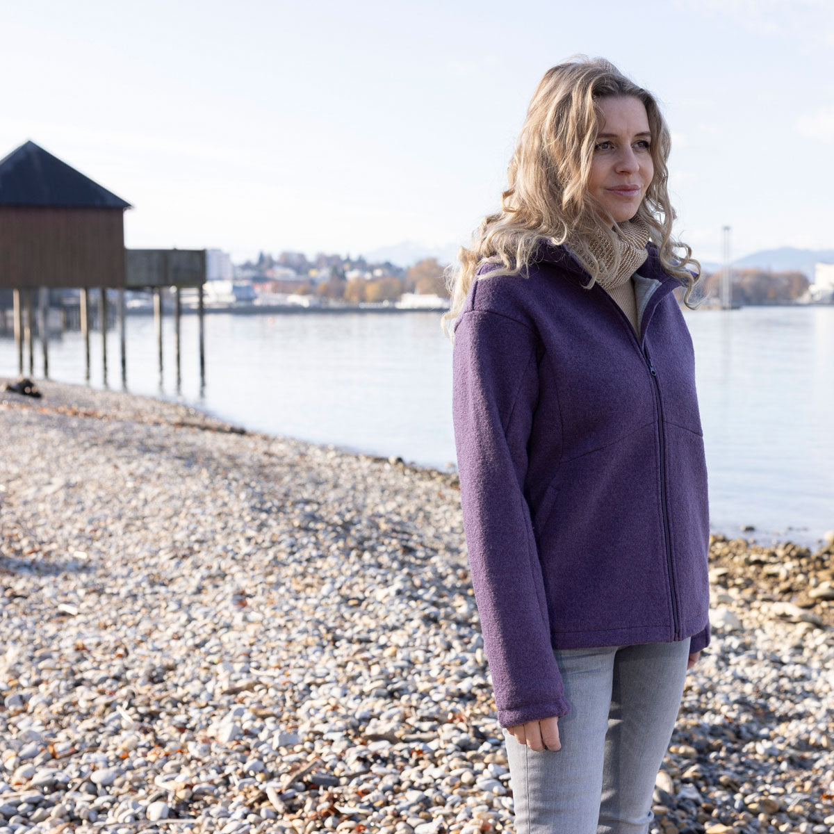 Disana Damen Walk Jacke kbT-Merinowolle