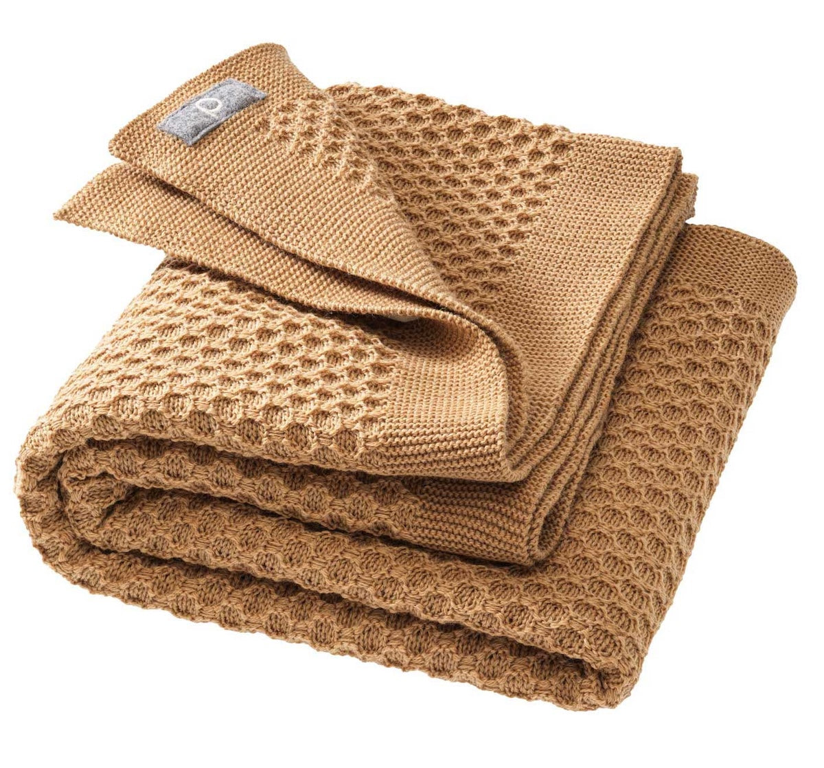 Disana Waben-Strickdecke Bio Merino-Wolle Baby Decke