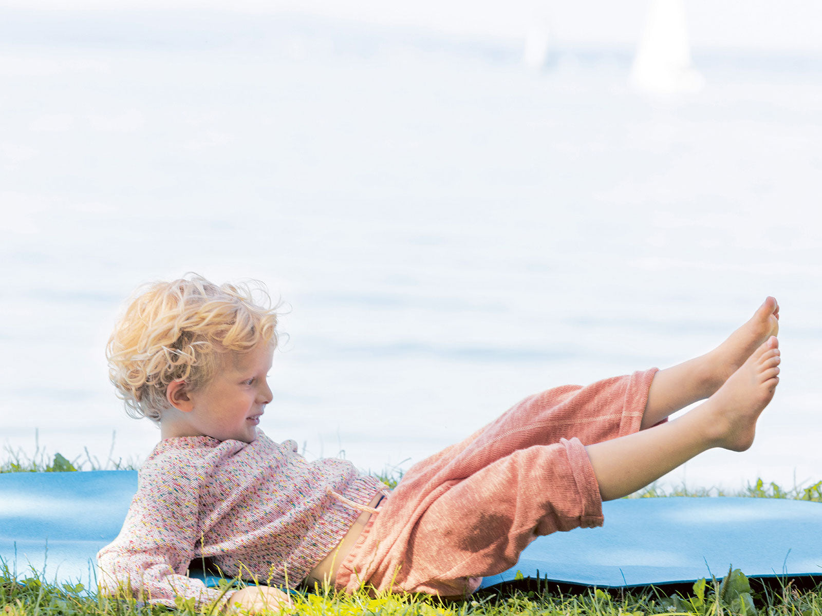 disana Baby 3/4 Strickhose Bio Baumwolle kbA Leinen