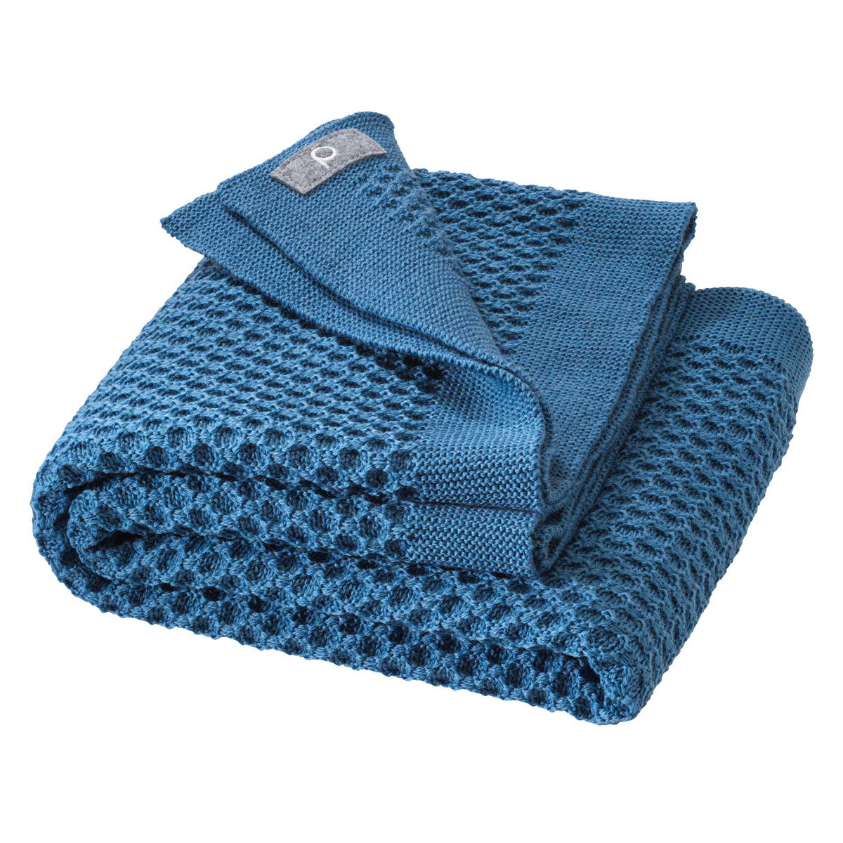 Disana Waben-Strickdecke Bio Merino-Wolle Baby Decke