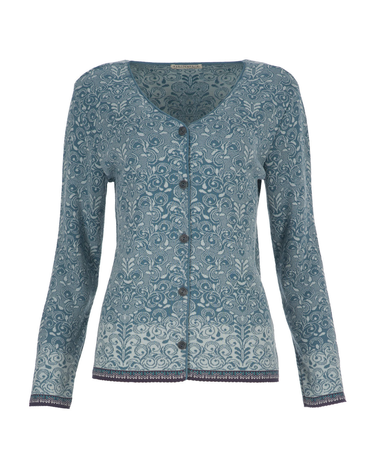 Dunque Schweikardt Moden Bio Baumwolle Damen Jacquard Jacke