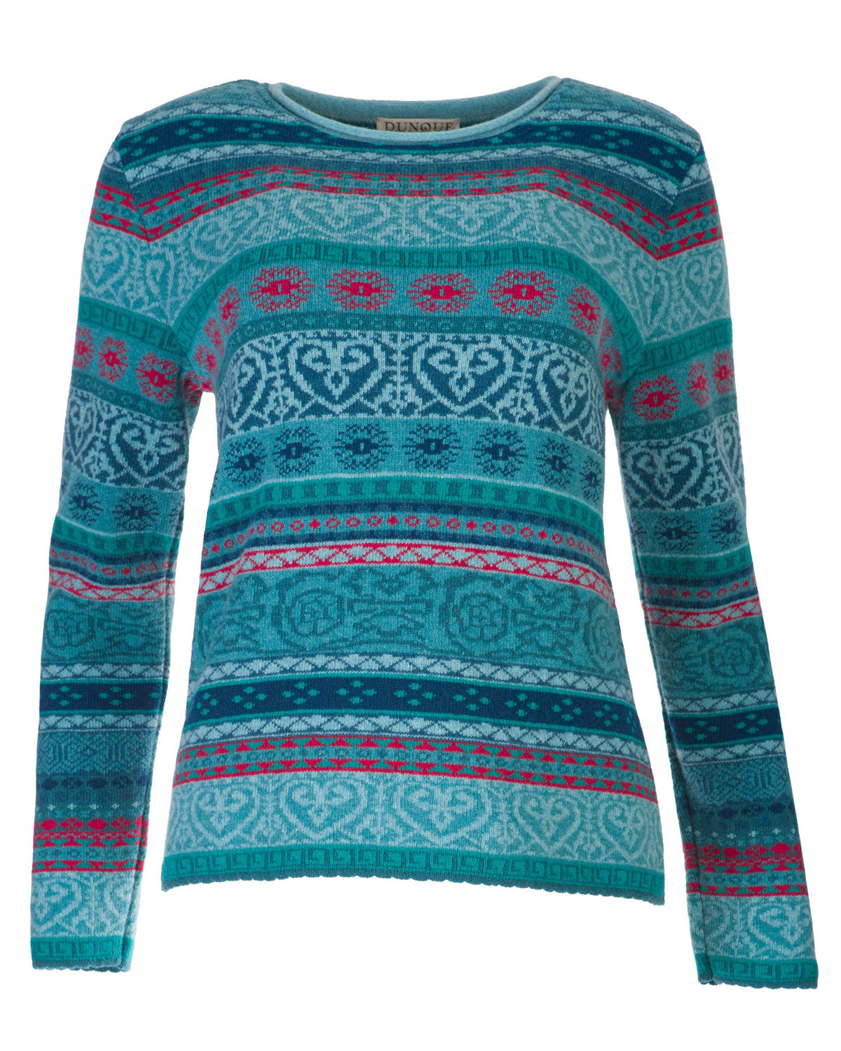 Dunque Jacquard Pullover Schurwolle