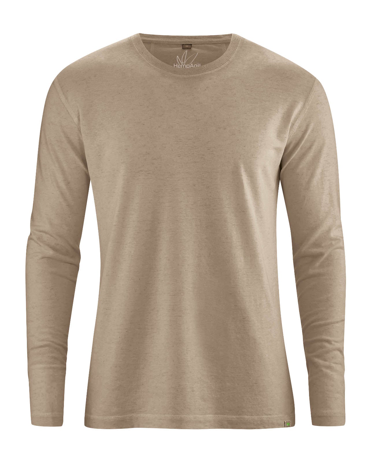 Hempage Herren Basic Shirt Hanf Bio Baumwolle