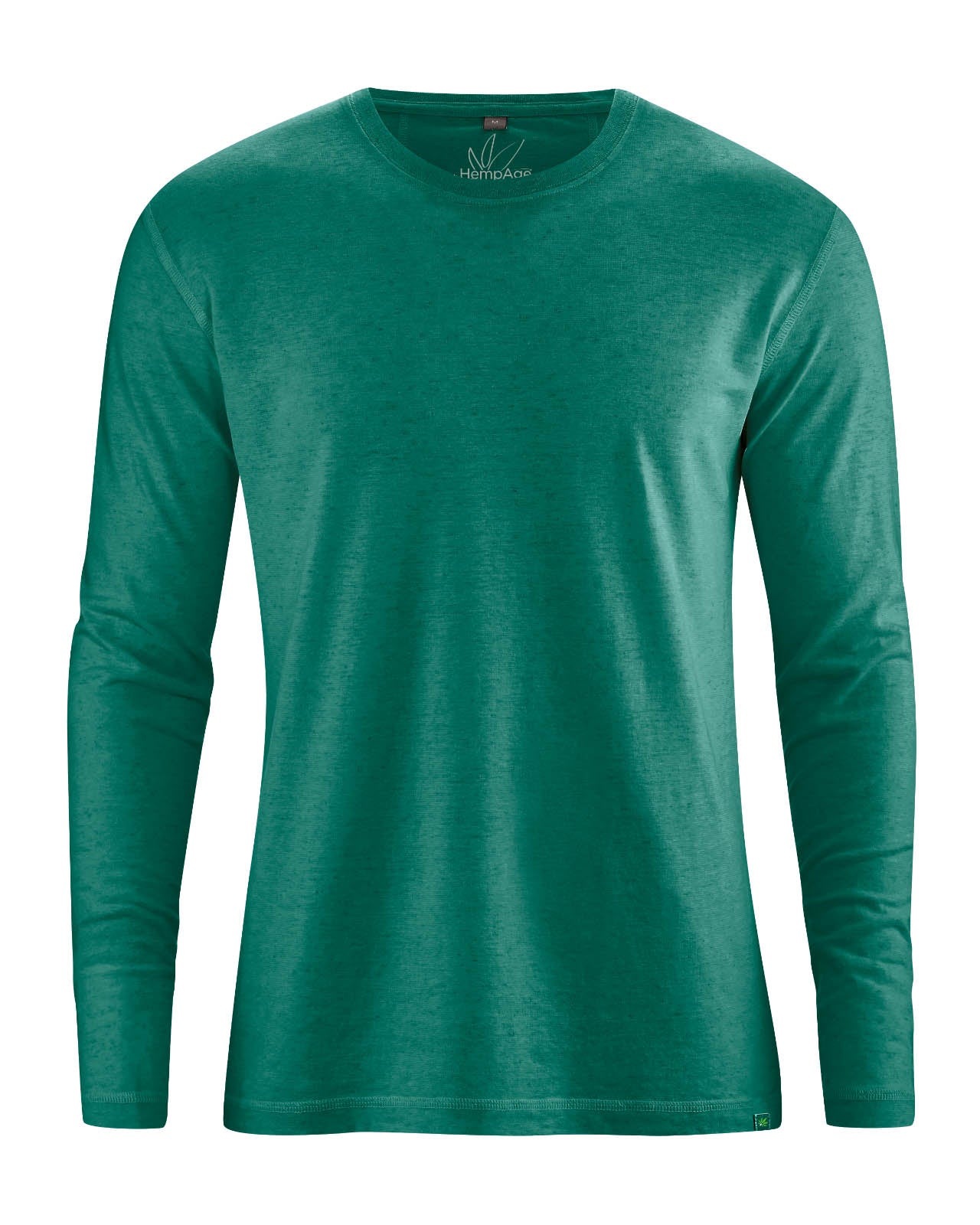 Hempage Herren Basic Shirt Hanf Bio Baumwolle