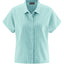 HempAge Damen Bluse Kurzarm geringelt Hanf Bio Baumwolle