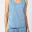 Hempage Damen Tank Top geringelt Hanf Bio Baumwolle
