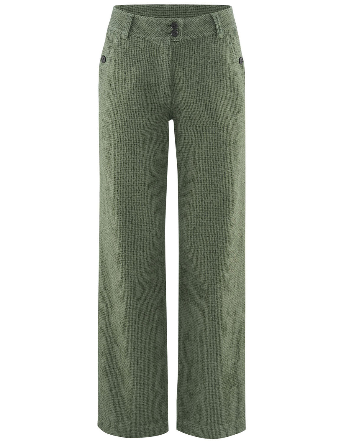 Hempage Damen Hose, pepita Hanf Bio Baumwolle