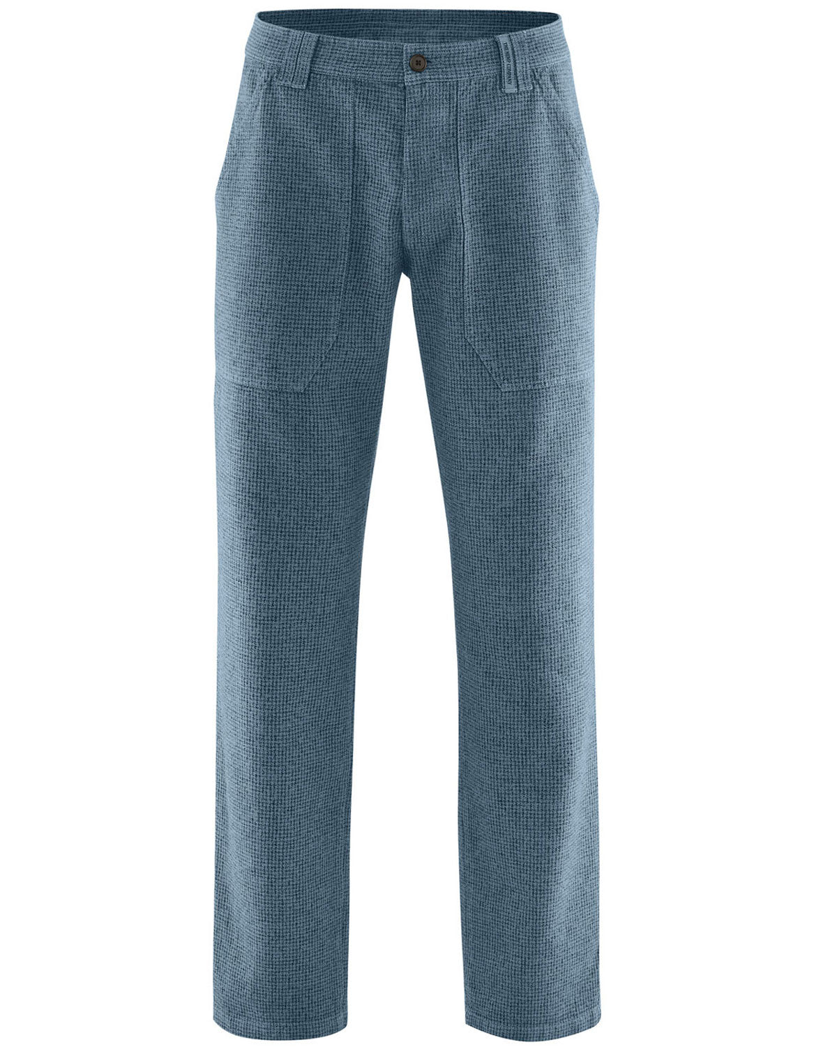 Hempage Herren Hose pepita Hanf Bio Baumwolle