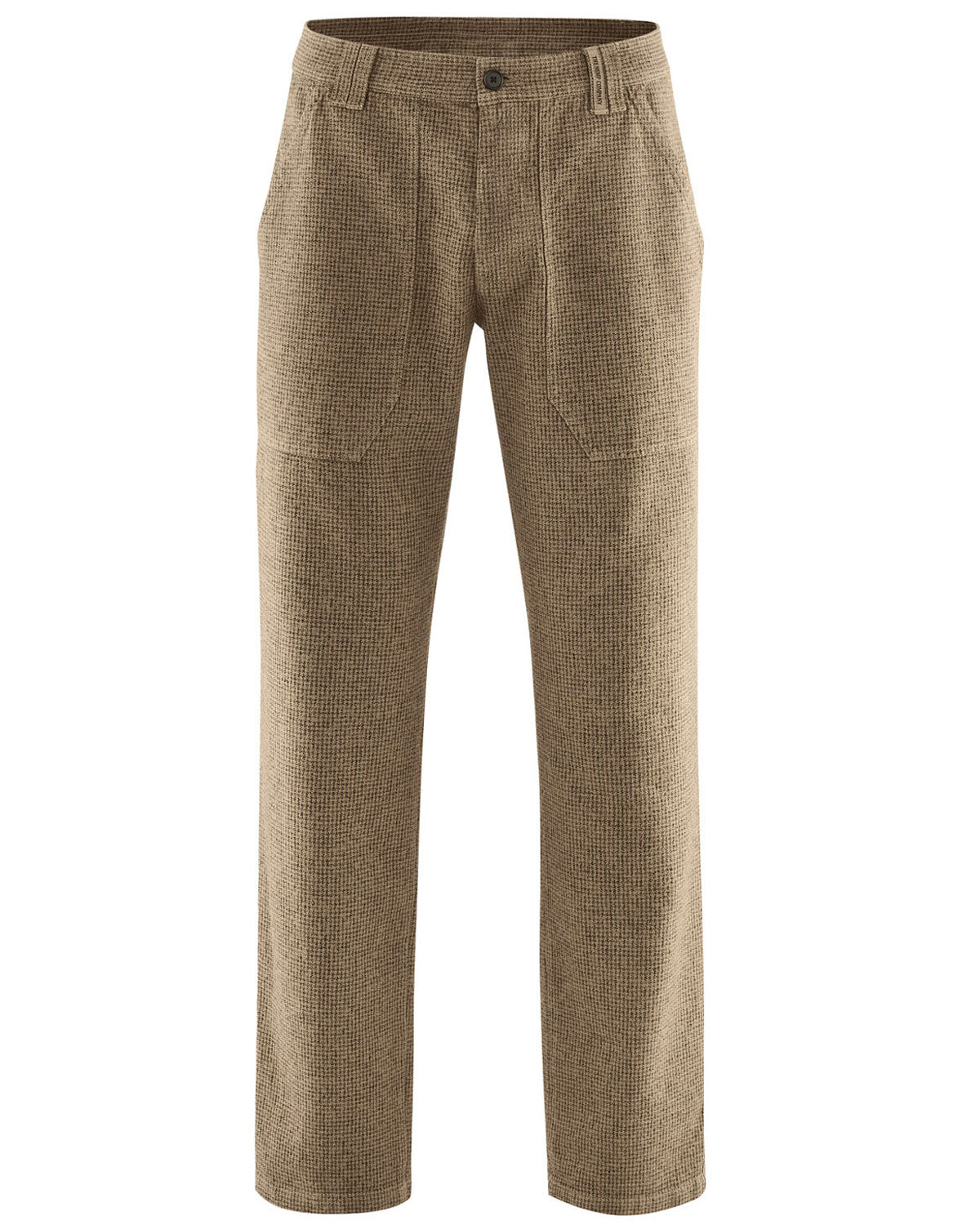 Hempage Herren Hose pepita Hanf Bio Baumwolle