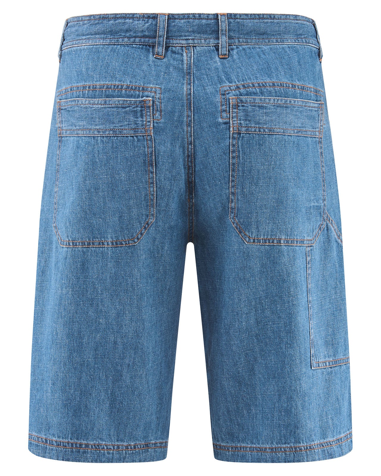Hempage Herren Jeans-Shorts Hanf Bio baumwolle