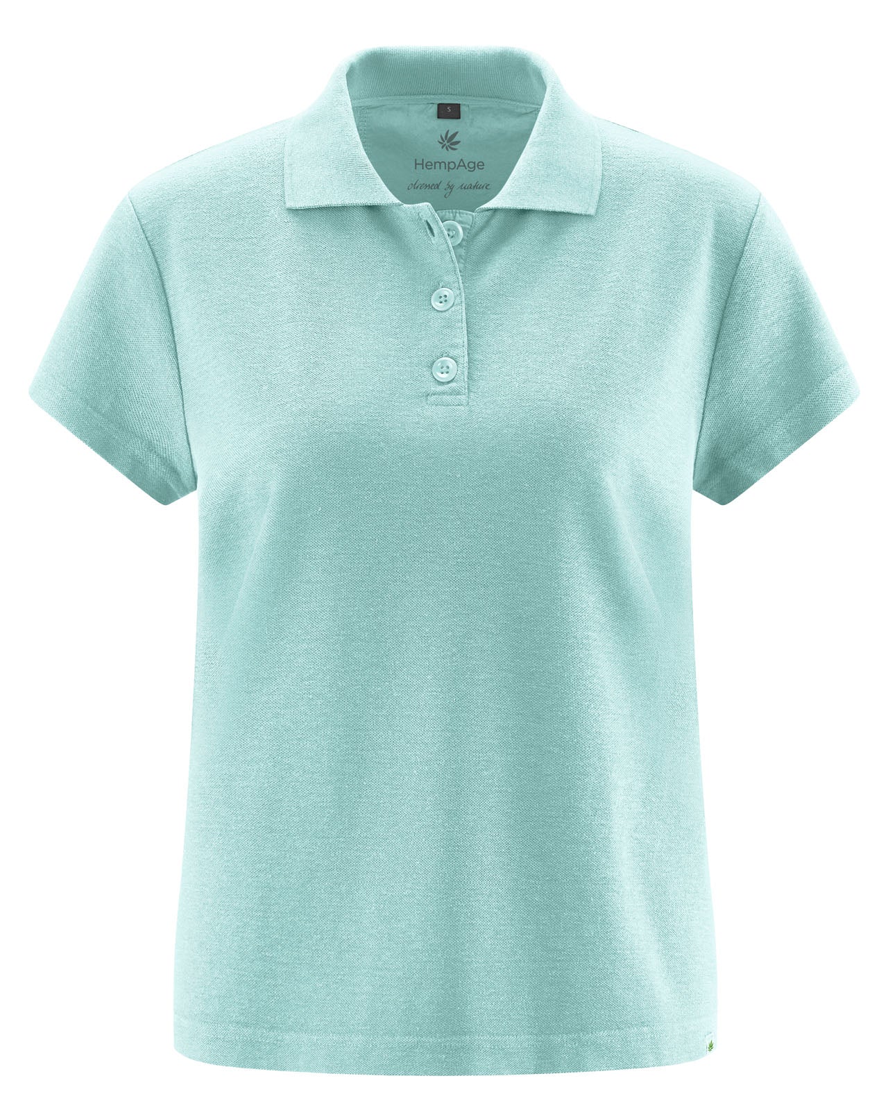Hempage Damen Poloshirt – klassisch Hanf Bio Baumwolle