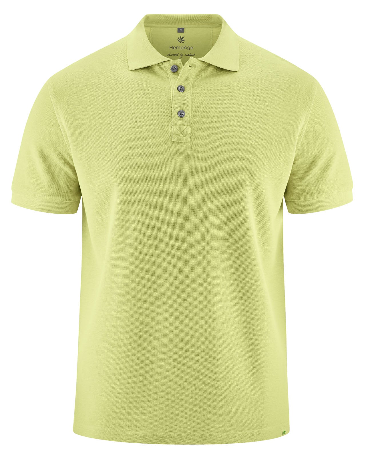 Hempage Herren Poloshirt – klassisch Hanf Bio Baumwolle