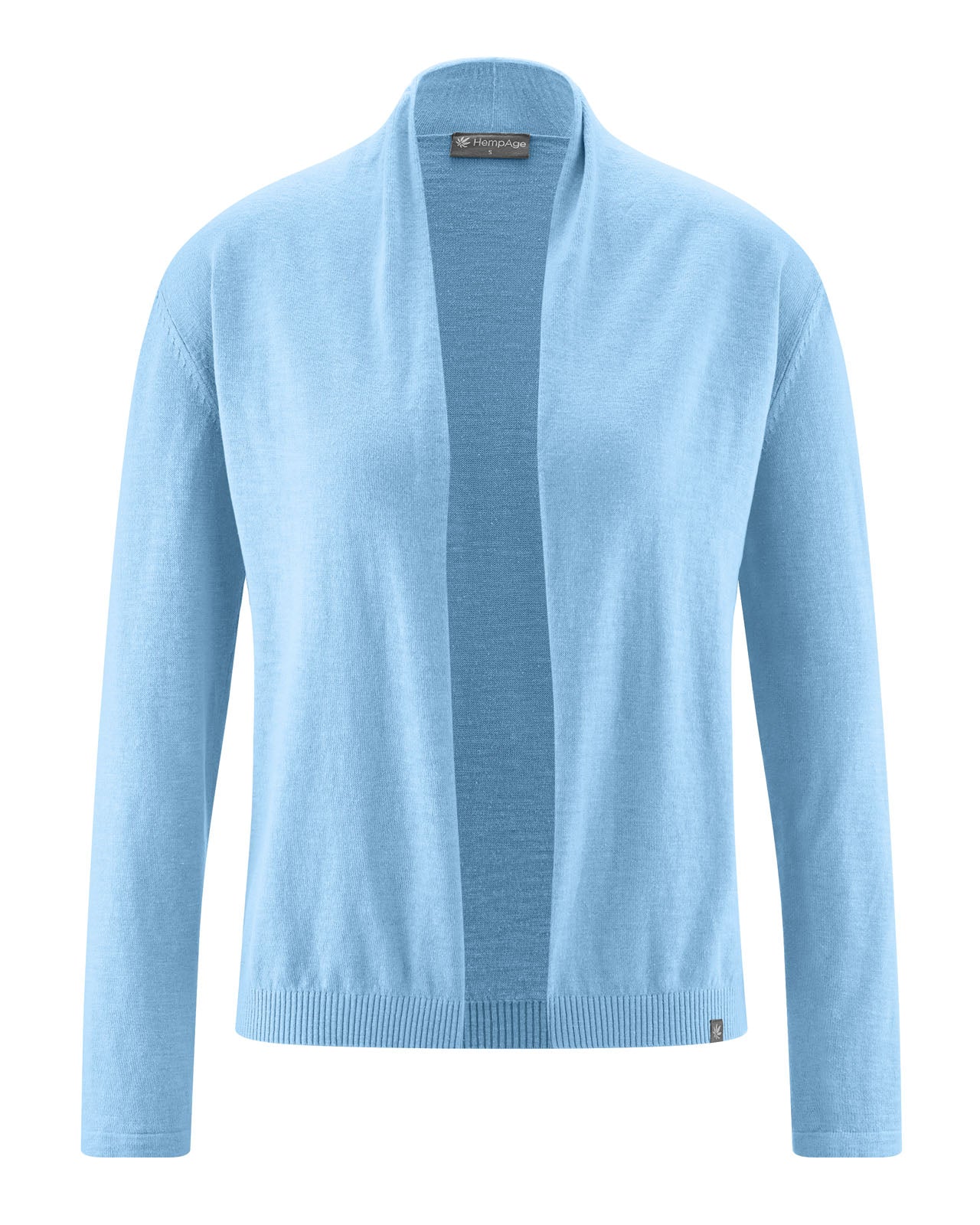 Hempage Damen Strickjacke lässig Hanf Bio Baumwolle