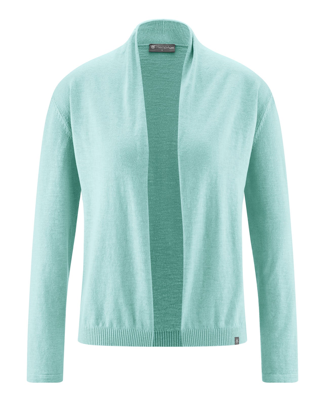 Hempage Damen Strickjacke lässig Hanf Bio Baumwolle