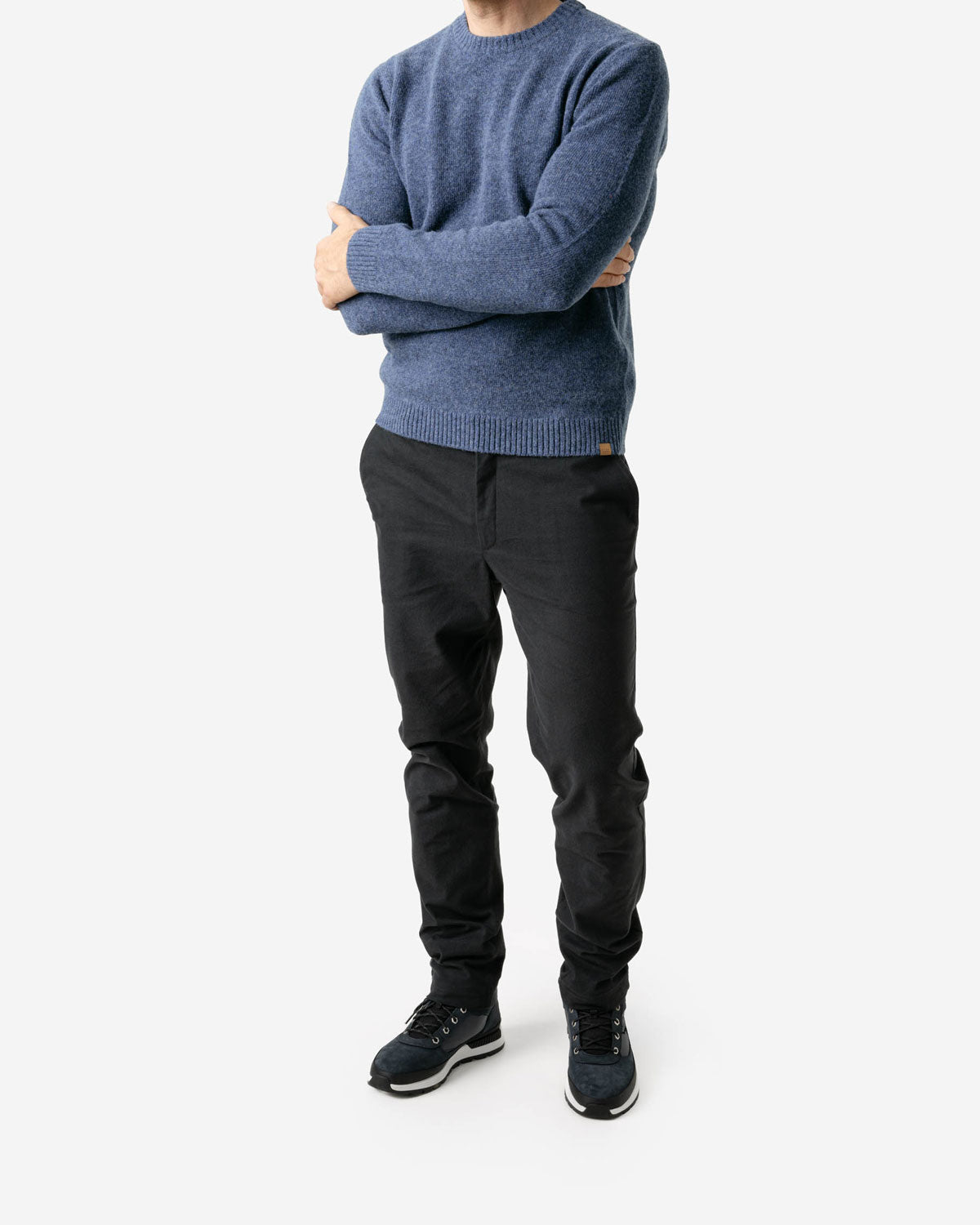 Herren Pullover Meliert  kbT-Schurwolle
