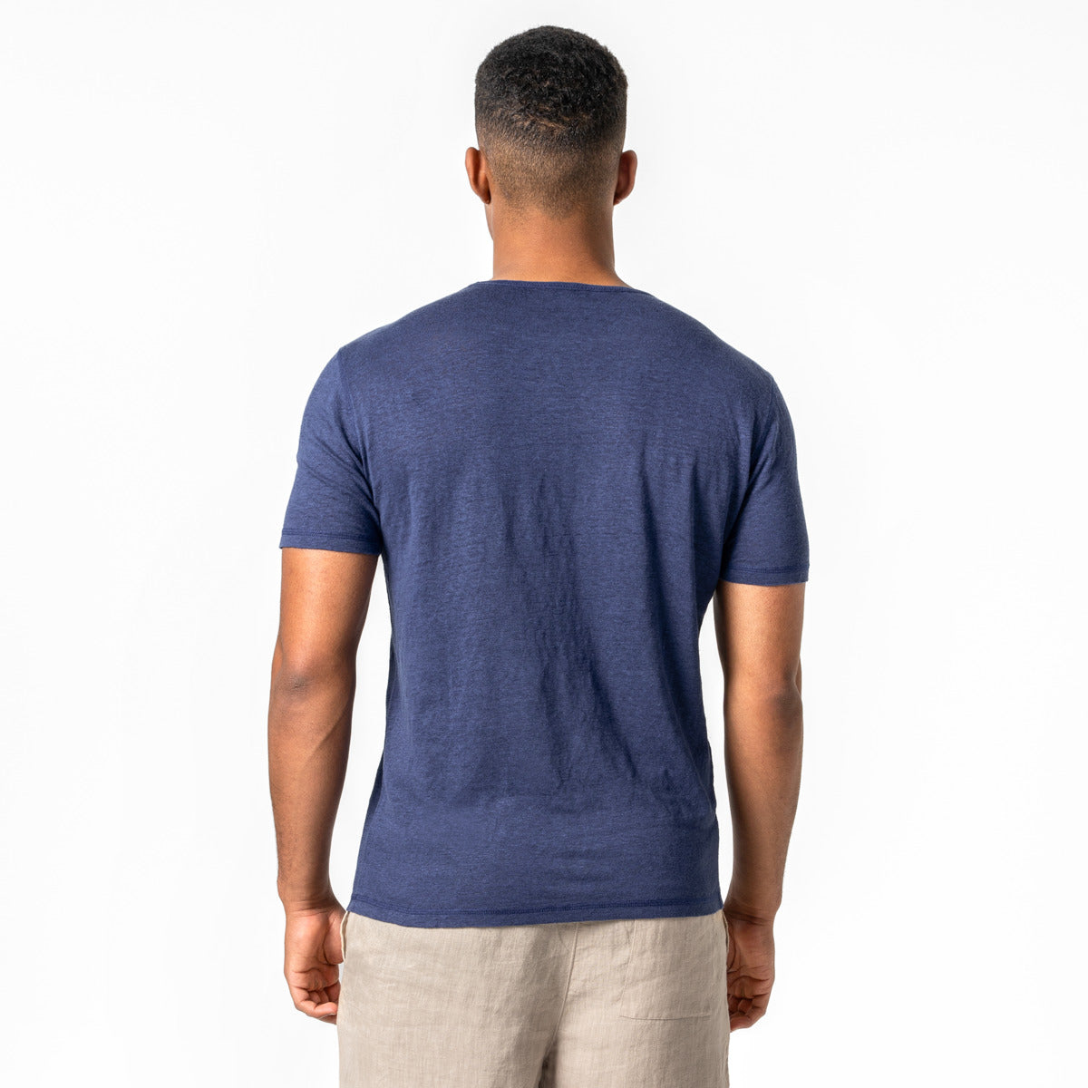 Herren Leinen T-Shirt
