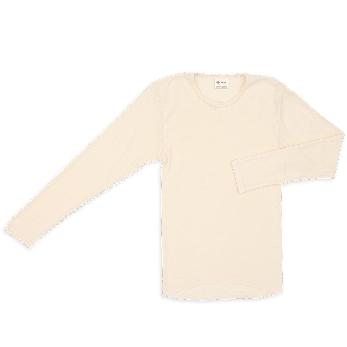 Engel Natur Herren Langarm Unterhemd Shirt kbT-Merinowolle