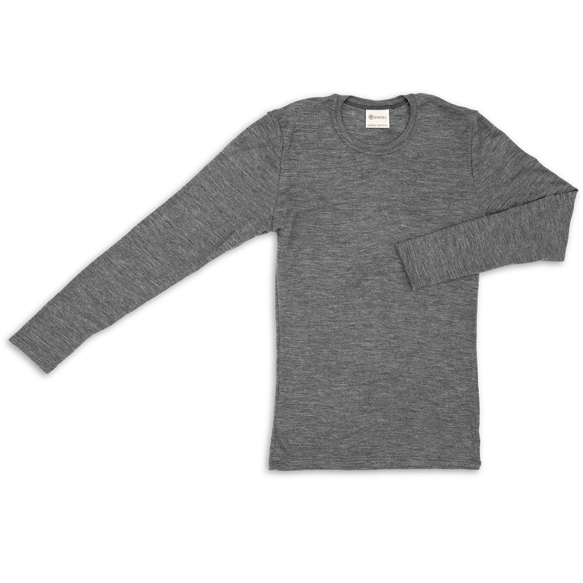 Engel Natur Herren Langarm Shirt Unterhemd kbT-Merinowolle