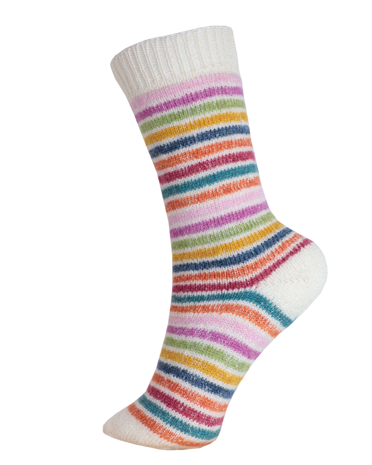 Hirsch Natur Baby Kinder Vollplüsch Ringel Socke kbT Wolle