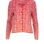 Dunque Damen Jacquard-Strickjacke Bio Baumwolle