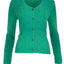 Dunque Damen Jacquard-Strickjacke Bio Baumwolle