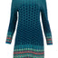 Dunque Schweikardt Moden Jacquard Kleid Wolle Bio Baumwolle