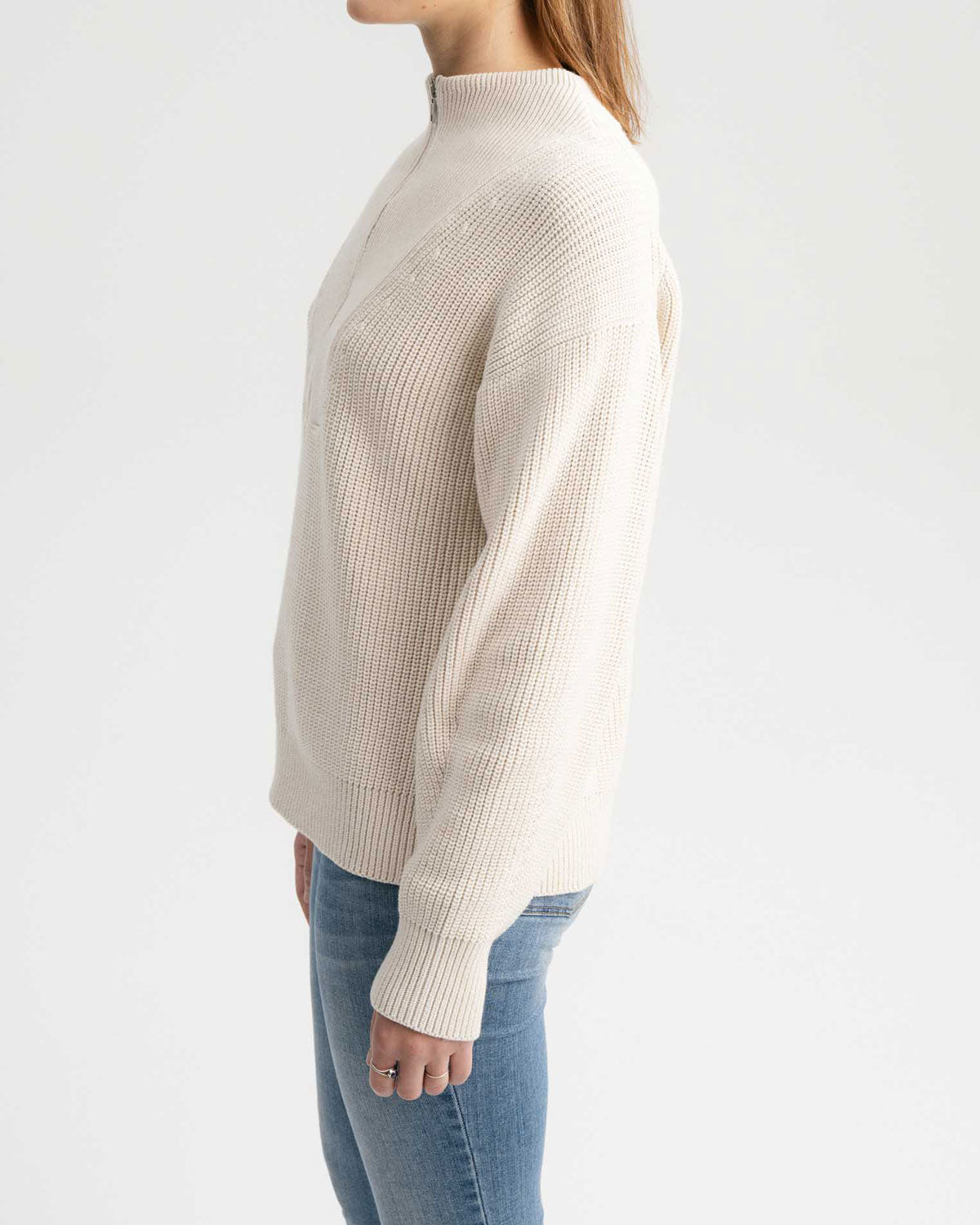 Mela Damen Rippstrick Troyer Bio Baumwolle