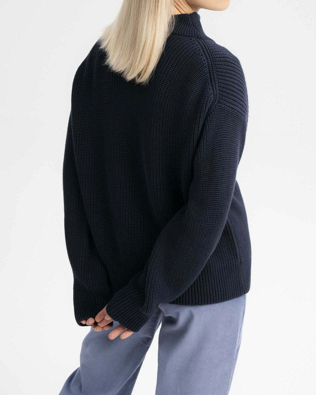 Mela Damen Rippstrick Troyer Bio Baumwolle