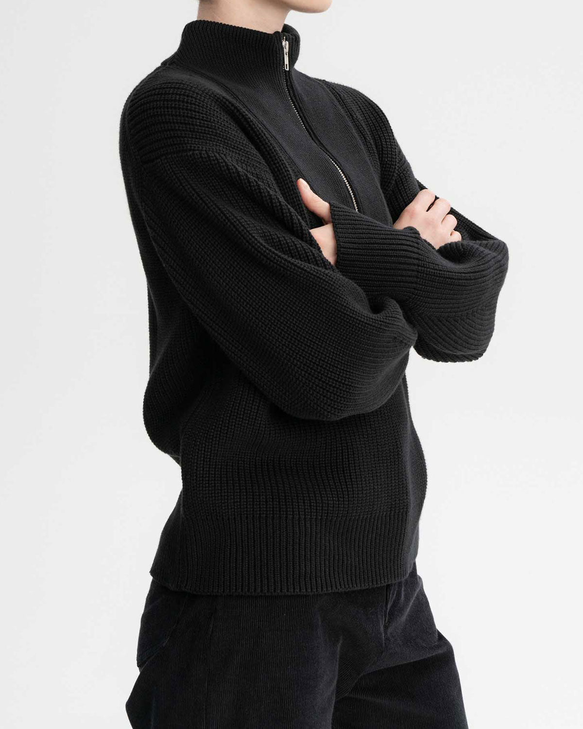 Mela Damen Rippstrick Troyer Bio Baumwolle