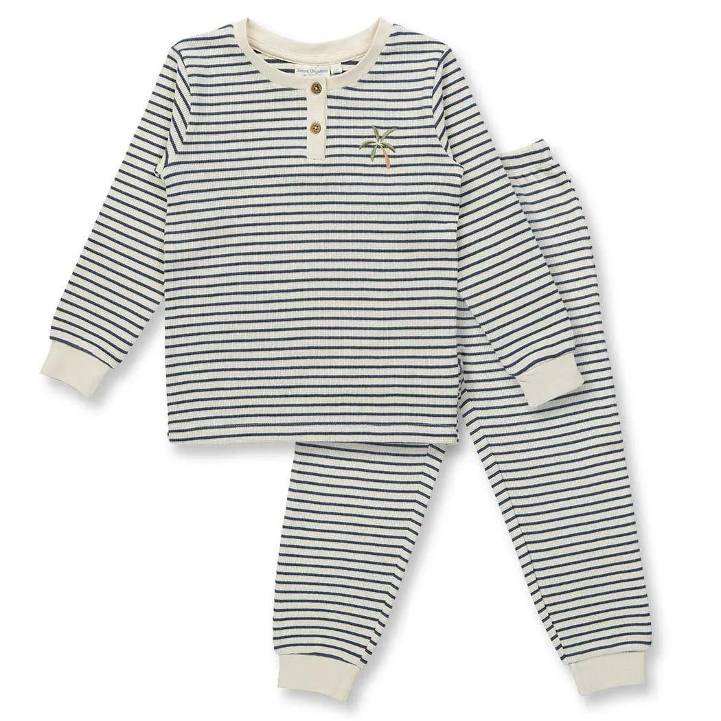 Sense Organics Kinder Schlafanzug Waffel-Jersey Bio Baumwolle