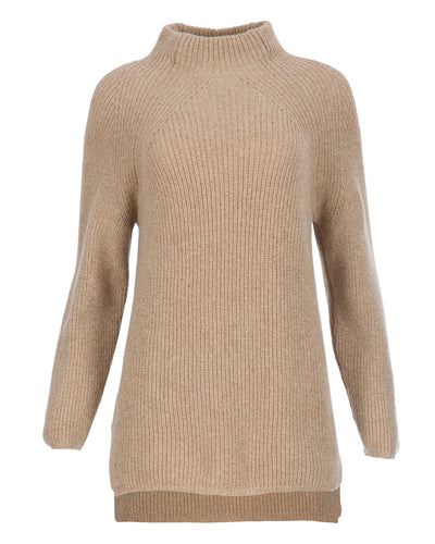 Naturalmente Damen Perlfang-Pullover Wolle