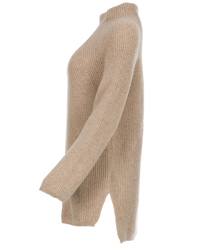 Naturalmente Damen Perlfang-Pullover Wolle
