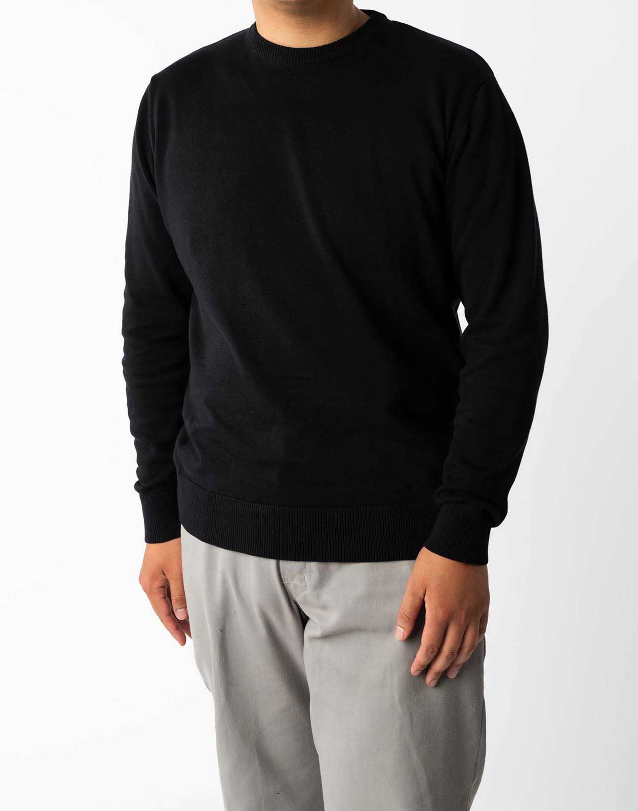 Mela Herren Bio Baumwolle Feinstrick Pullover Vegan