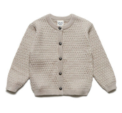 Puri Organic Baby Cardigan Struktur Merinowolle