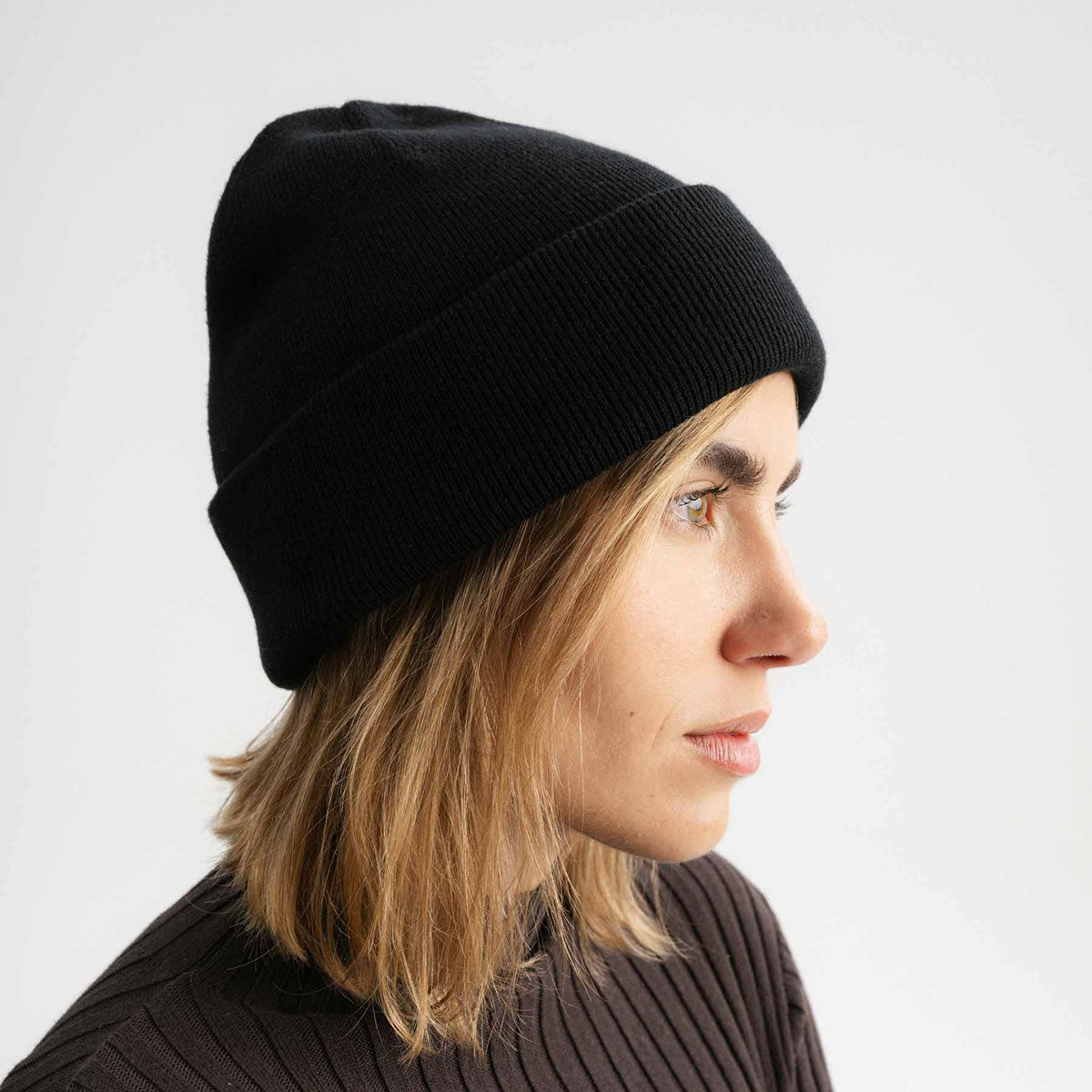 Mela Unisex Feinstrick Mütze Bio Baumwolle