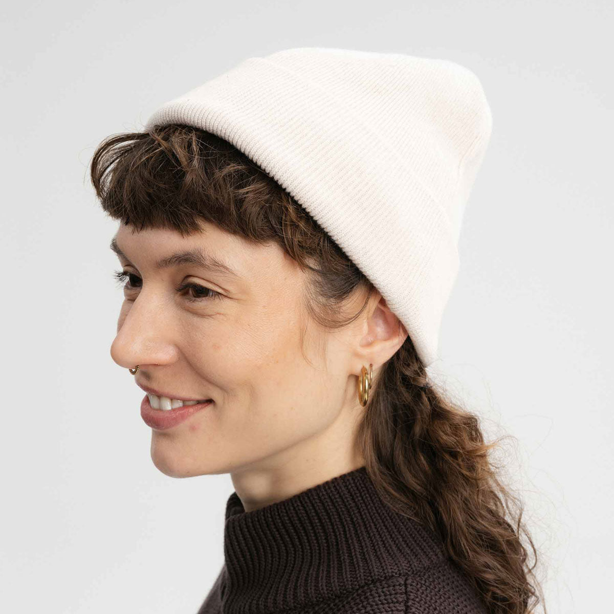 Mela Unisex Feinstrick Mütze Bio Baumwolle